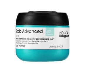 L´ORÉAL Scalp Advanced Anti-Oiliness 2-in-1 Purifier Clay 75ml - maska 2v1 na mastné vlasy