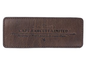 Kožené pouzdro pro skládací hřeben na plnovous CAPTAIN FAWCETT Large leather comb sleeve