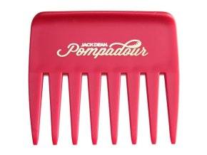 Hřeben na vlasy JACK DEAN Pompadour comb - vínový