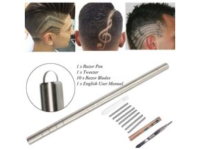 Tužko břitva na kreslení do vlasů HAIR TATTOO