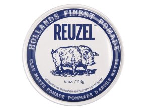 Matná hlína na vlasy REUZEL White clay matte pomade 113 g