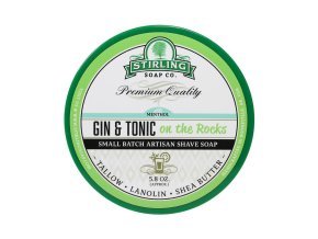 Mýdlo na holení STIRLING Shave soap Gin & Tonic on the Rocks 170 ml