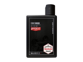 Mycí gel na tělo, obličej a vlasy UPPERCUT Deluxe 3 in 1 wash 240 ml