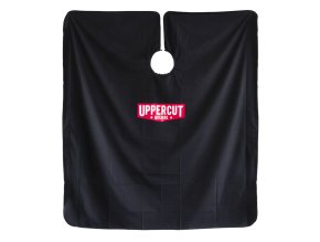 Černá pláštěnka UPPERCUT Deluxe Barber cape - Black