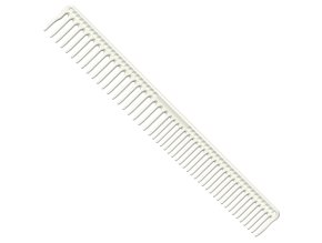 Kadeřnický hřeben JRL Long round tooth cutting comb J306 - bílý