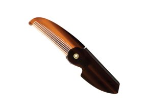 Skládací hřeben na knír DR K SOAP COMPANY Folding moustache comb