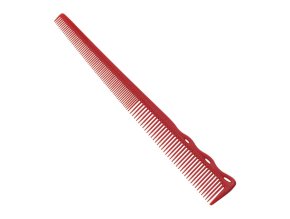 Zužující se pánský hřeben trojúhelník Y.S. PARK Barber comb YS-254 - červený