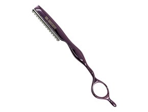 Efilační břitva na seřezávání vlasů MR. MUSTACHE Styling razor Purple gold