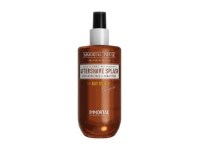 Voda po holení a stimulační tonikum pro pokožku hlavy IMMORTAL Infuse Aftershave splash Bay rum Original 250 ml