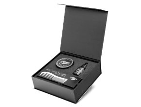 3249 darkova kazeta kaapo olej na vousy matna pasta a hreben na vlasy