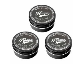 3469 akce 2 1 zdarma vosk na vousy kaapo beard wax 3 x 50 ml