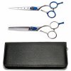 PRO FEEL JAPAN Blue Cobalt SET EN55+EN630 - sada profesionálních kadeřnických nůžek