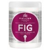 KALLOS KJMN Fig Hair Mask 1000ml - maska na slabé vlasy a roztřepené konečky