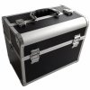 ALU kufr Black Hliníkový kadeřnický kufr s kovovými zámky