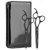 OLIVIA GARDEN SilkCut Shear Matt Black Edition SET - sada profi kadeřnických nůžek