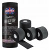 RONNEY Barber Shop Elastic Paper Collar - černý ochranný krepový límec kolem krku - 5ks