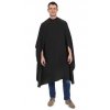 BARBURYS XL Cape For Men - černá pánská pláštěnka na stříhání vlasů - cvočky