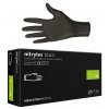 MERCATOR Nitrylex BLACK 100ks S - nitrilové rukavice pro vícenásobné použití - černé