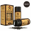 BARBERTIME Hair Building Keratin Fiber BLACK 21g - pudr pro zakrytí řídnoucích vlasů - černý