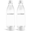 SODASTREAM FUSE 2x1l White - náhradní plastové láhve na sodu vhodné do myčky - bílé
