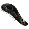DTANGLER Rozčesávací kartáč na vlasy s rukojetí - Black DeLuxe