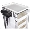 Kadeřnický pojízdný vozík JRL Barber trolley White 2