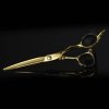 Kadeřnické nůžky MR. MUSTACHE Engrave Gold 2