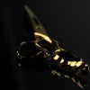 Kadeřnické nůžky MR. MUSTACHE Engrave Gold 3