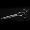 Efilační nůžky pro leváky MR. MUSTACHE Craft Silver 2