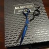 Kadeřnické nůžky MR. MUSTACHE Craft Black Blue 3