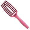 Olivia Garden Fingerbrush Combo Medium Hot Pink