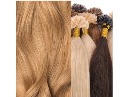 vlasy na keratin blond zlata