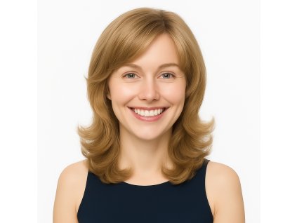 Paruka z umělých vlasů EVITA, blond melír 1826R