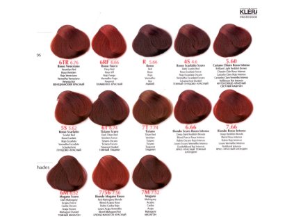 kleral barva na vlasy 7m mahagon