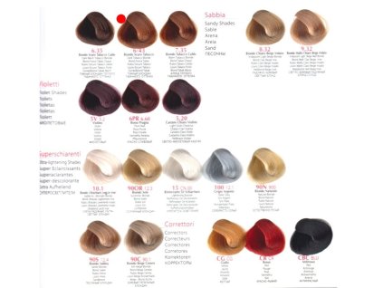 kleral barva na vlasy 6 43 tmava tabakova blond