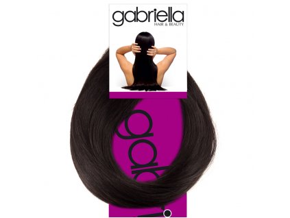 157 clip in 50cm 150g odtien 2 tmavohneda