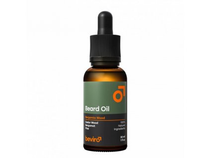 beviro beard oil olej na vousy bergamia wood 01