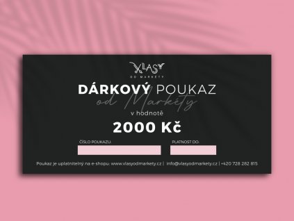 Poukaz e shop 2000Kč větší mezera