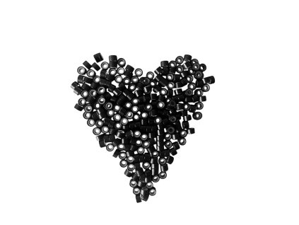 Micro ring krúžky čierne