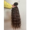 60cm 182gramov silné vlny až kučery  európske vlasy