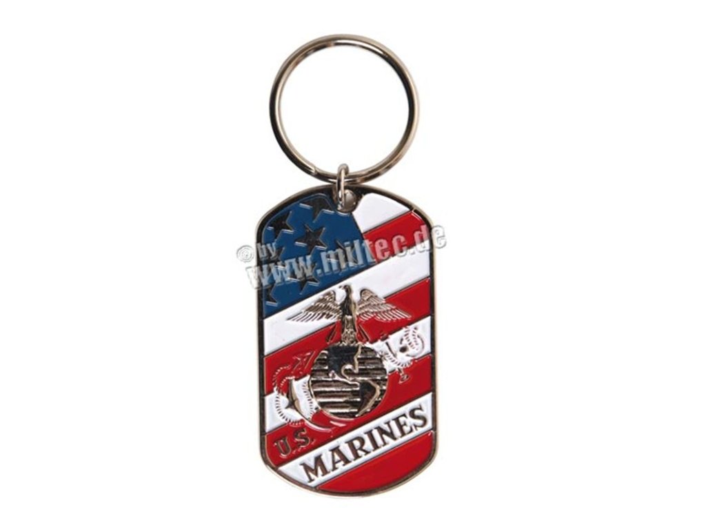 US Dog Tag MARINES - ozdobný přívěsek