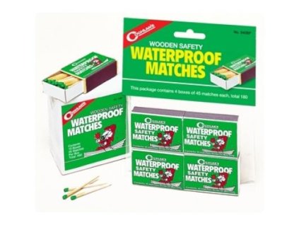 Voděodolné zápalky Coghlan´s