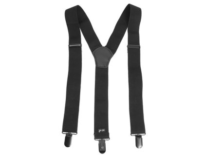 Šle kalhotové s klipsy BLACK