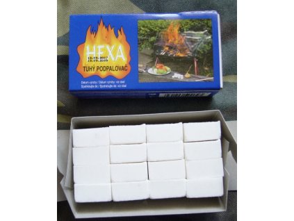 10 balení HEXA - tuhý lih v kostkách