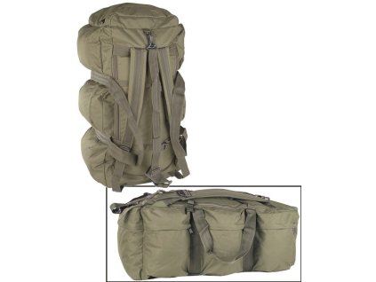 Duffle Bag Commando 98L (černý, zelený)