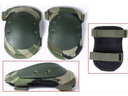 Chrániče kolen bojové (Woodland, AT-Digital, Flecktarn)