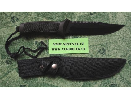 Nůž bojový s gumovou rukojetí