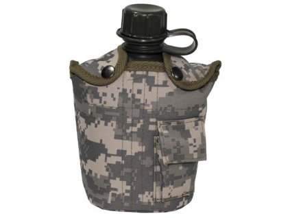 US polní láhev s obalem maskovací AT-DIGITAL