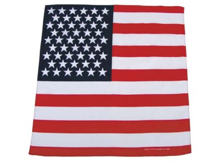 Šátek vojenský BANDANA USA, 53 x 53 cm