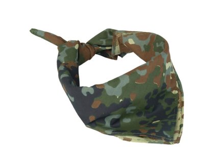 Šátek vojenský BANDANA Flecktarn, 53 x 53 cm